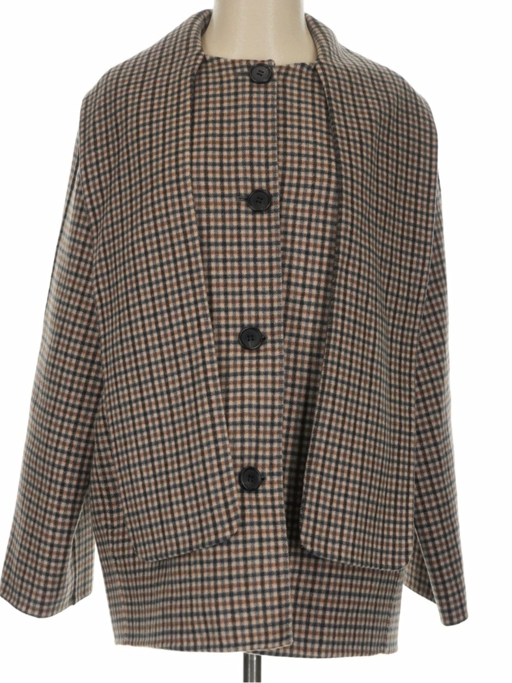 COS Double Face wool scarf coat
